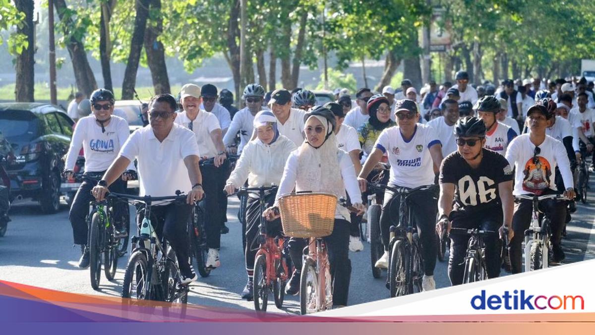 Bupati Gowa Luncurkan Gerakan Bersepeda Agar Hemat Energi, ASN Jadi Contoh