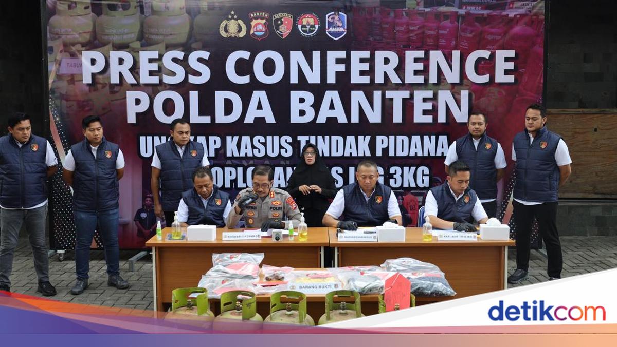 Polda Banten Bongkar Pangkalan Elpiji Oplosan di Lebak, 3 Orang Ditangkap