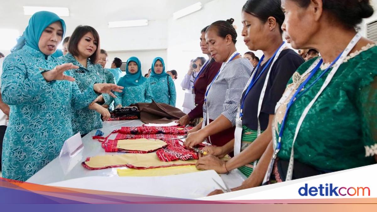 Ketum TP PKK Kunjungi PLBN Motaain, Dorong UMKM Perbatasan Naik Kelas