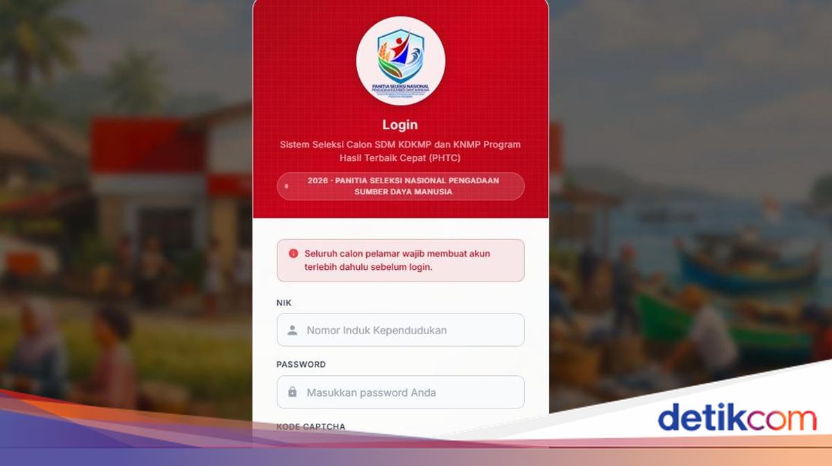 Link Rekrutmen Kopdes Merah Putih 2026 di https://phtc.panselnas.go.id/