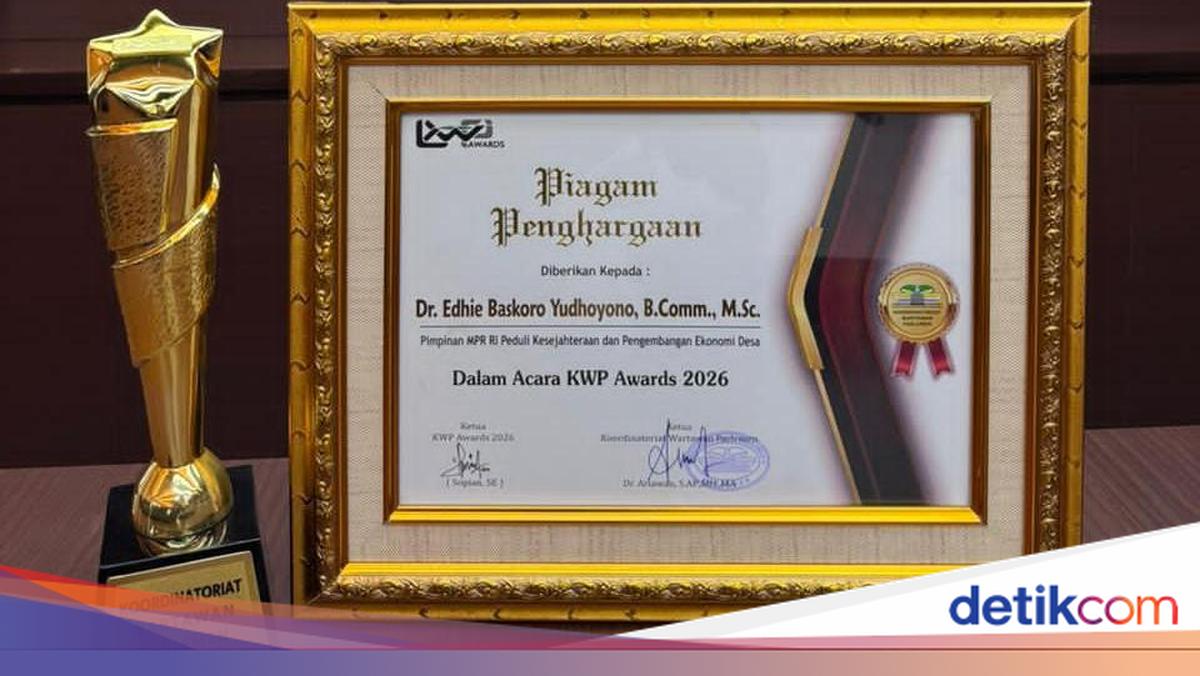 Ibas Terima Penghargaan KWP Awards 2026, Dorong Penguatan Ekonomi Desa