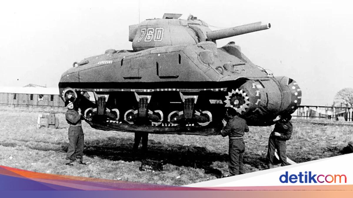 Nazi Pernah Ketipu Armada Militer Palsu, Kegocek Balon Berbentuk Tank