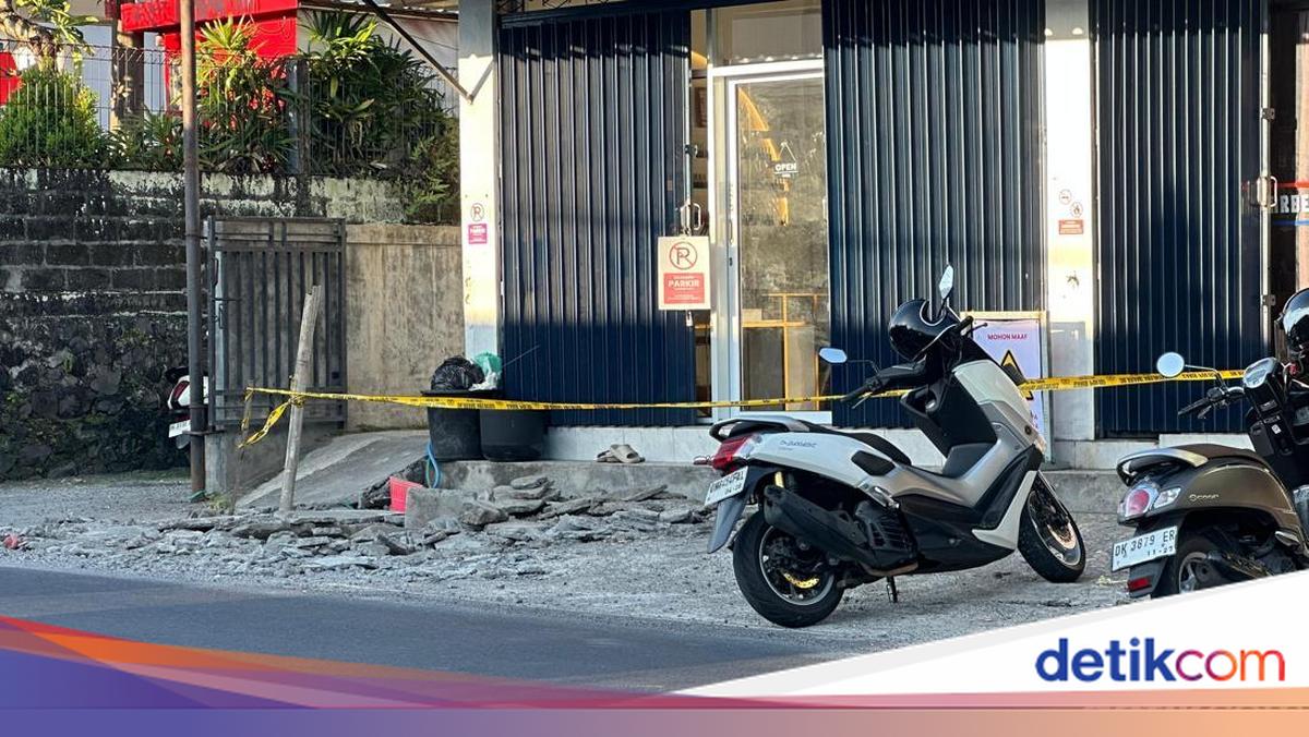 Trotoar di Bali Meledak, Diduga Ada Kebocoran BBM