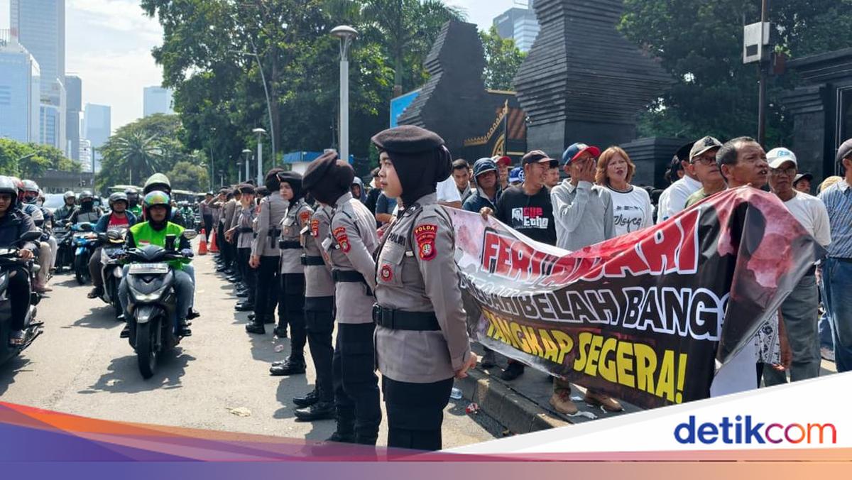 Polwan Polda Metro Jaya Kawal Aksi 'Tani Merdeka', Unras Berjalan Tertib