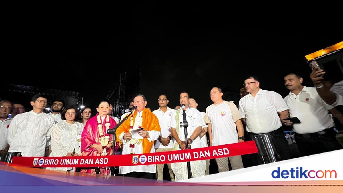 Pramono Hadiri Malam Renungan Suci di Monas: Perdamaian Harus Terus Dijaga