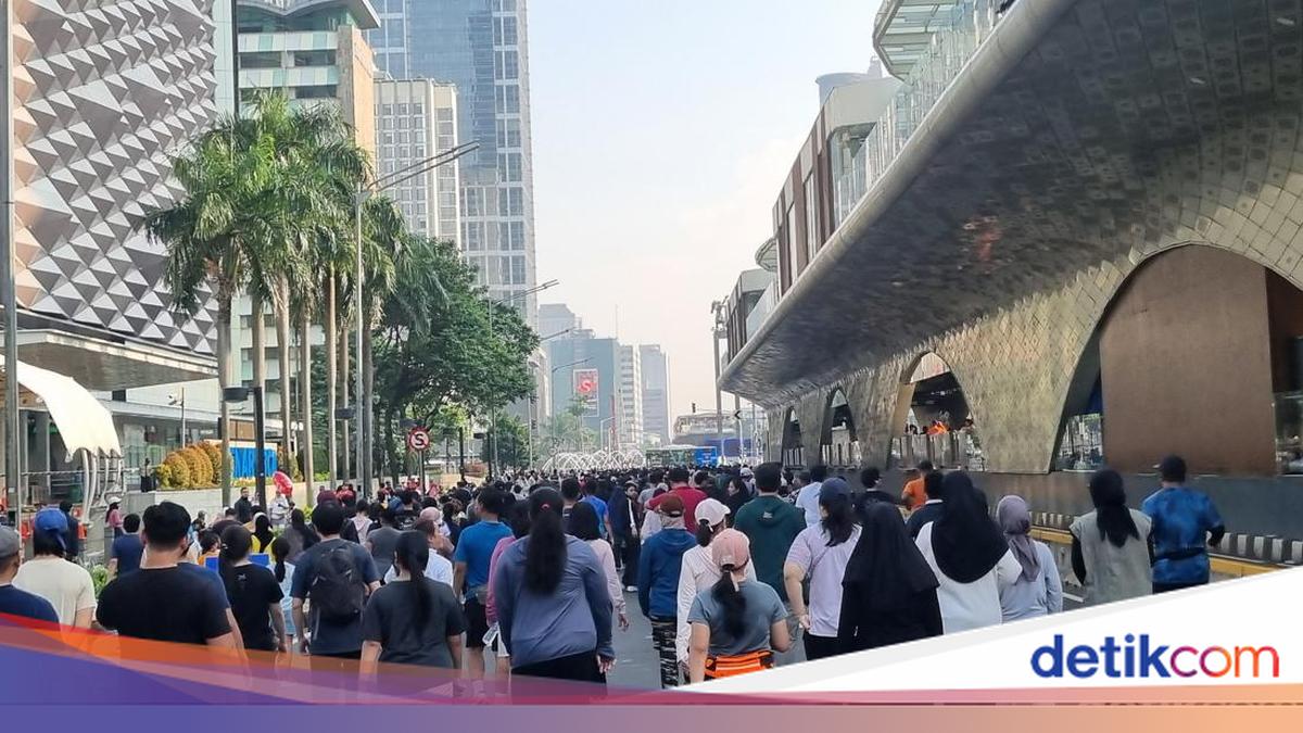 Ramainya CFD Bundaran HI Pagi Ini, Warga Makin Antusias Berolahraga