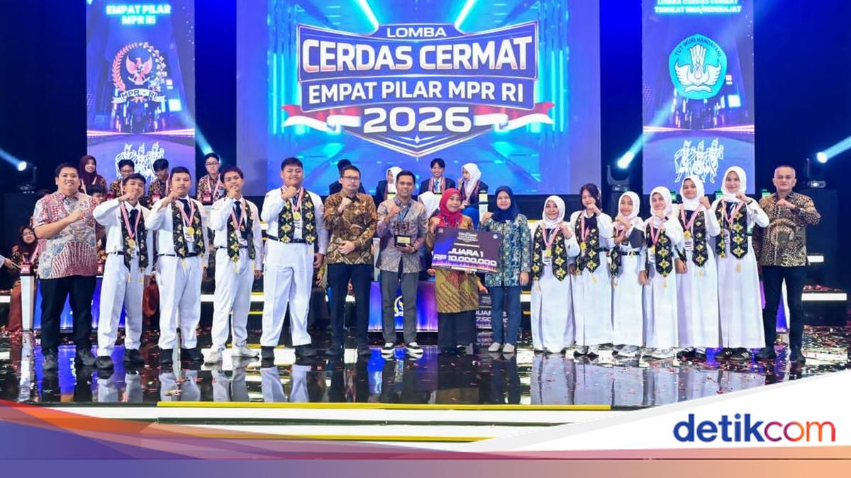 SMAN 1 Pandaan Raih Gelar Juara Provinsi di Ajang LCC Empat Pilar MPR