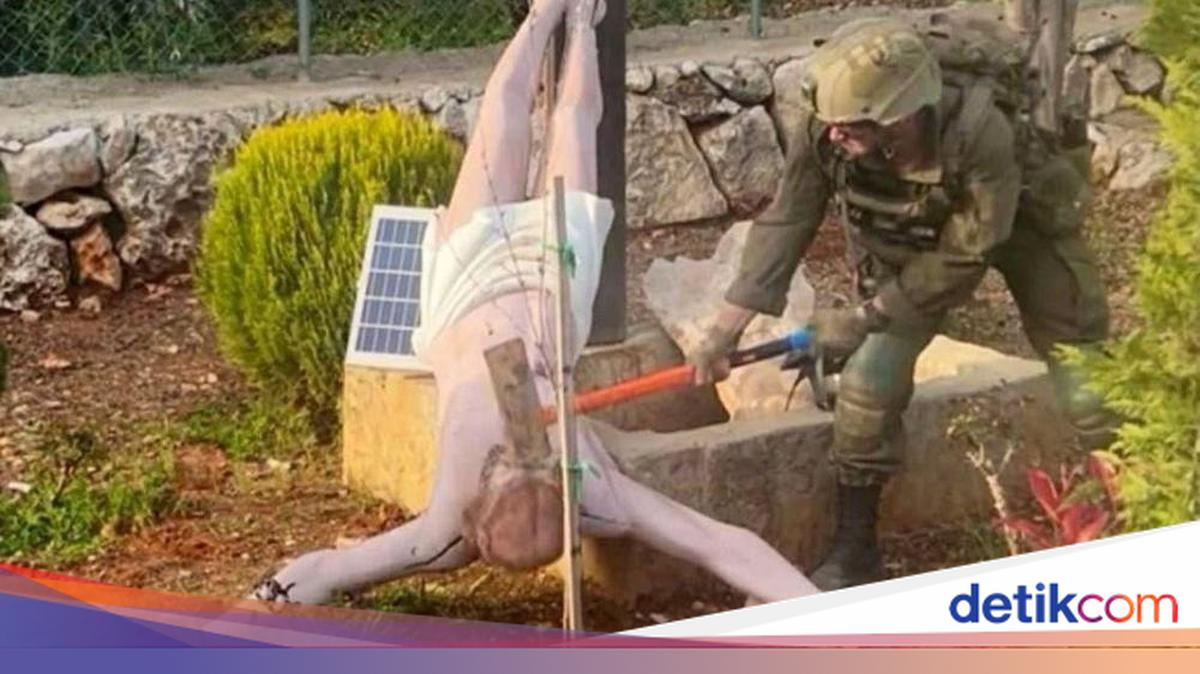 Israel Hukum Tentara yang Hancurkan Patung Yesus di Lebanon Selatan