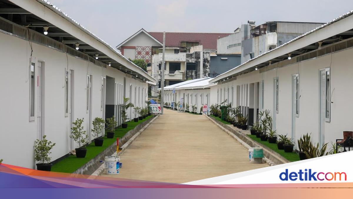 324 Hunian Warga Bantaran Rel Pasar Senen Hampir Rampung dengan Fasilitas Lengkap