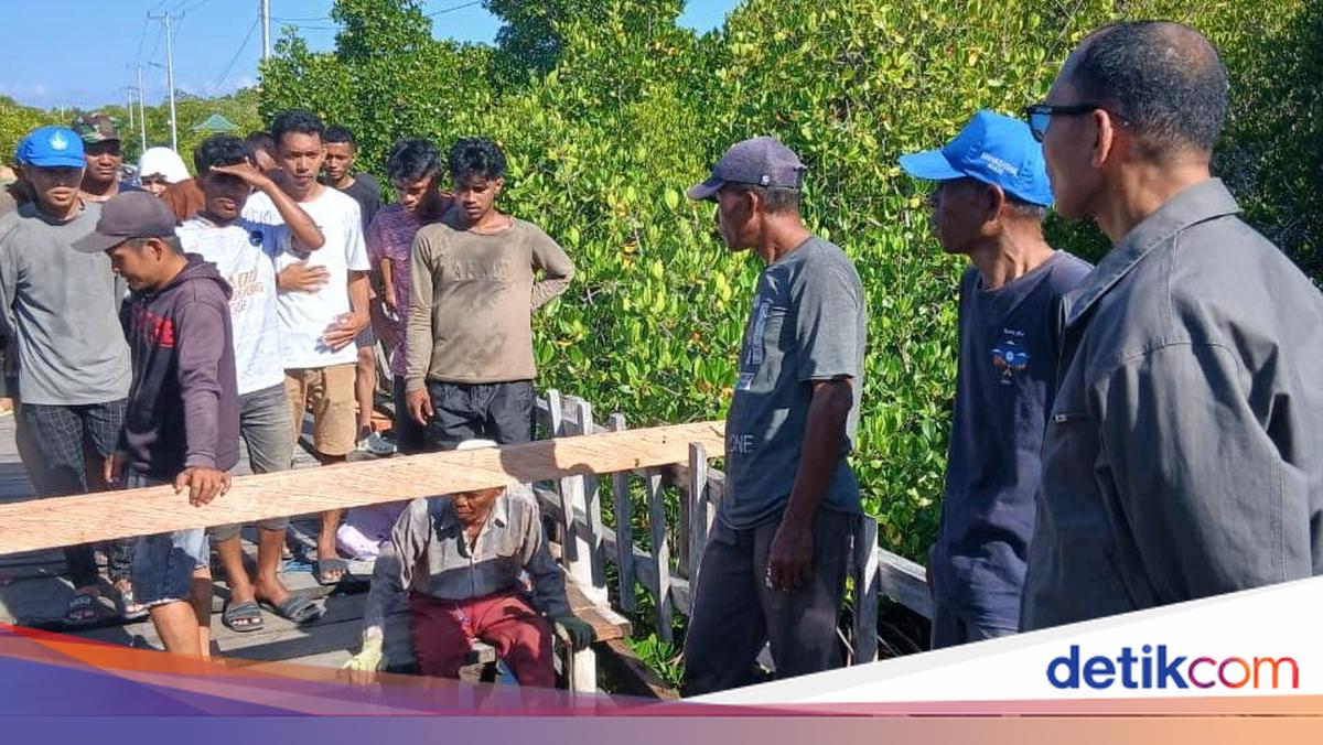 Anggota DPR Gerindra Bantu Warga Perbaiki Jembatan Rusak di Maluku