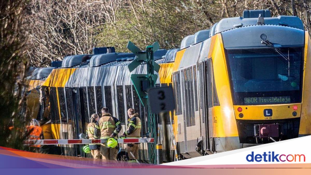 Kecelakaan Serius: Dua Kereta Tabrakan di Denmark, 10 Orang Luka-luka