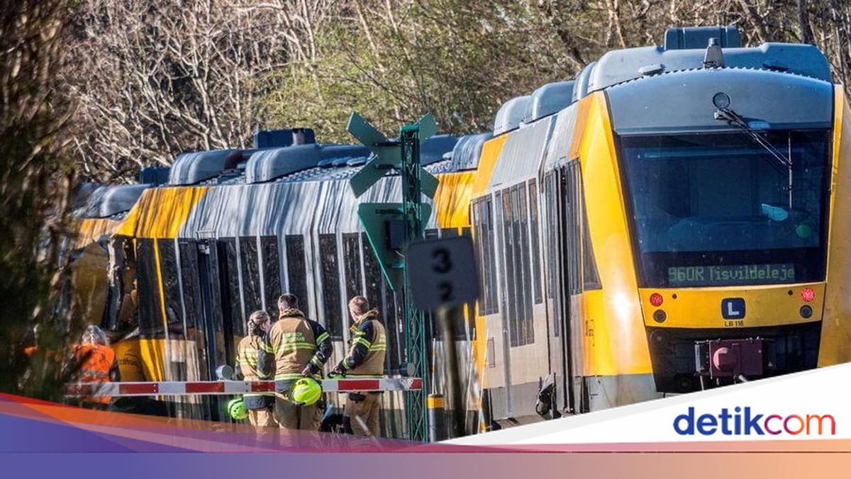 Dua Kereta Tabrakan di Denmark Dekat Kopenhagen, 10 Orang Luka-luka