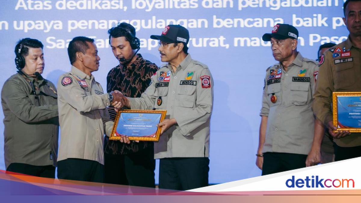 Kemensos Beri Penghargaan kepada Tagana dari 38 Provinsi