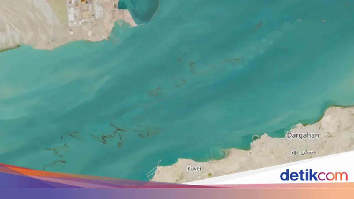 Tumpahan Minyak Perang Iran Terlihat dari Antariksa dan Ancaman Lingkungan Besar