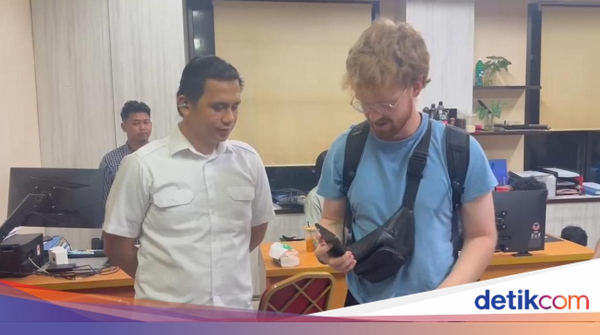 WN Jerman Terima Kasih ke Polisi Usai HP yang Dijambret Balik Lagi