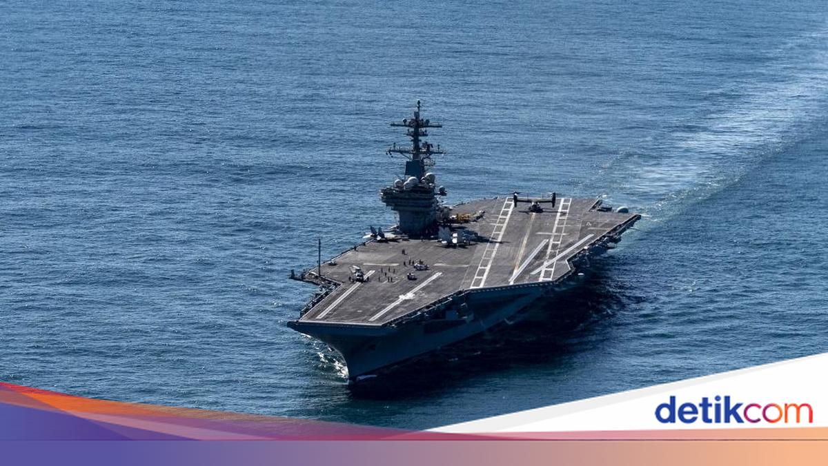 Kapal Induk Ketiga AS USS George H.W. Bush Resmi Tiba di Timur Tengah