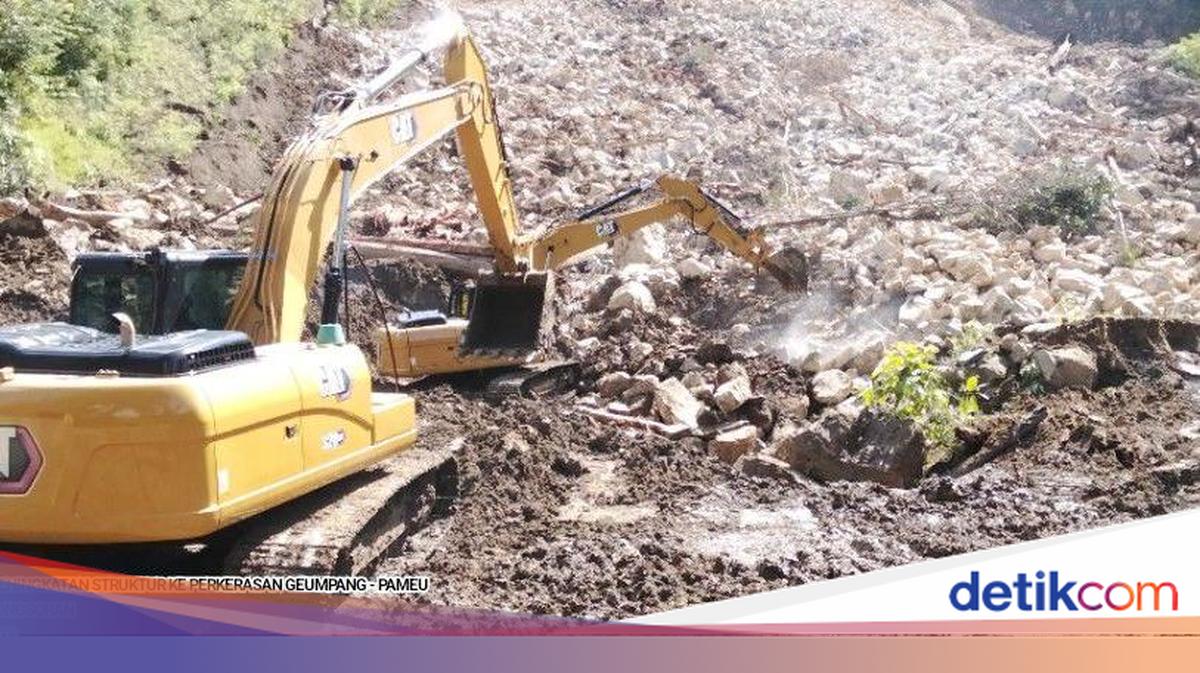 Kementerian PU Cepat Tangani Longsor Pameu-Geumpang, Akses Jalan Segera Dibuka