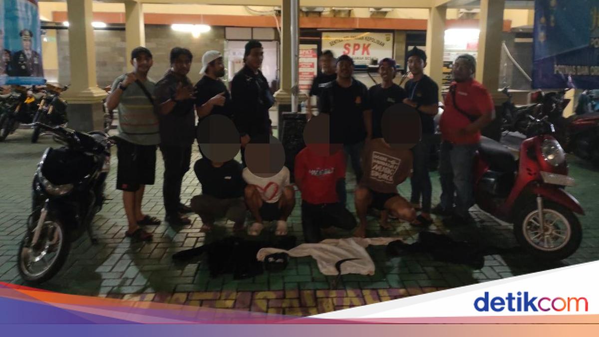 Komplotan Begal Rampas HP dan Motor Warga di Jakpus, 4 Pelaku Ditangkap