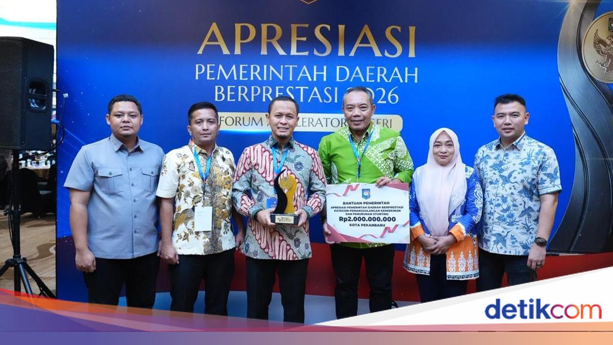 Sukses Tekan Stunting, Walkot Pekanbaru Raih Apresiasi &amp; Dana Kemendagri