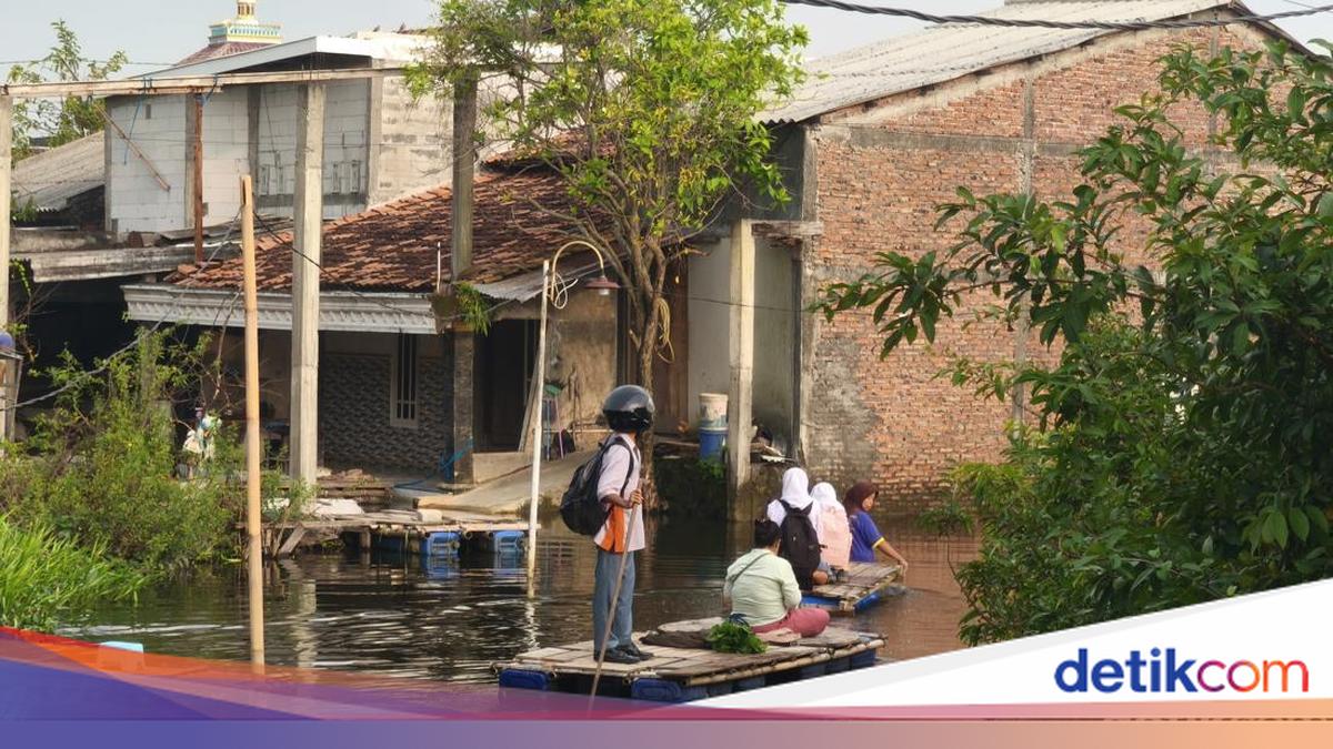 Banjir di Sayung Kidul memaksa pelajar naik rakit ke sekolah. Pemkab Demak berupaya atasi genangan dengan pompanisasi dan normalisasi sungai.

Via @detikjatengcom