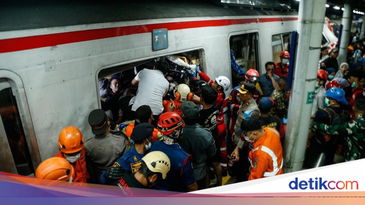 Tabrakan KA Argo Bromo dan KRL di Bekasi Timur, Netizen Kirim Doa
