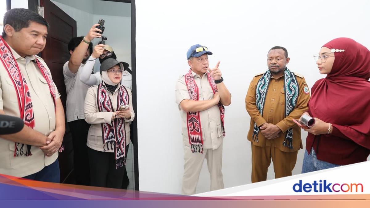 Mendagri Tinjau Kondisi Bangunan Program Perumahan Rakyat di Sorong