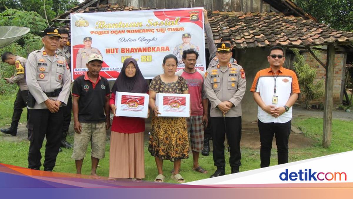 Polda Sumsel Bagikan 417 Paket Bansos di OKU Timur Dukung Ketahanan Sosial