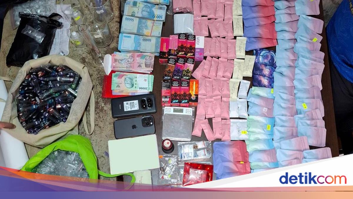 Temuan Ratusan Vape Narkoba di TKP ABG Disekap di Hotel Jakut