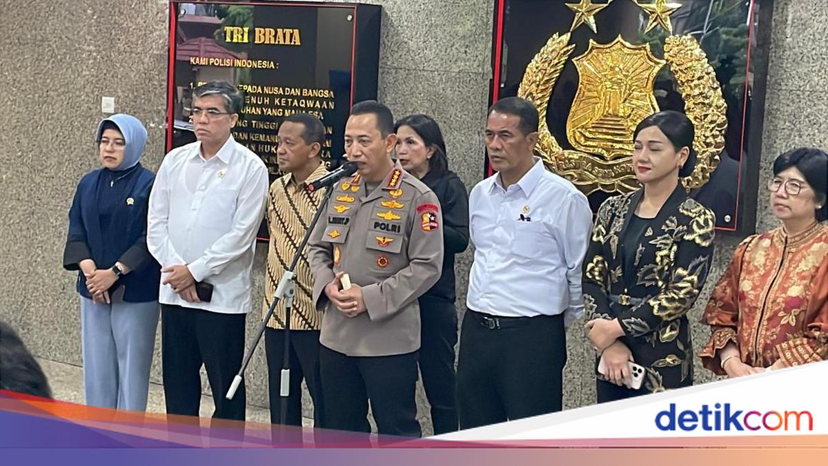 Kapolri Rakor Bareng Menteri ESDM hingga Bos OJK, Bahas Dampak Eskalasi Global