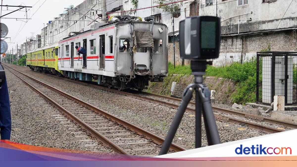 Korlantas Kerahkan Alat TAA untuk Olah TKP Kecelakaan Kereta di Bekasi