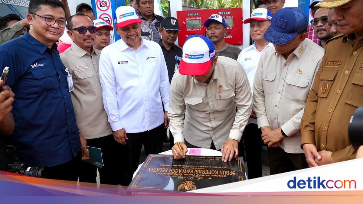 Menteri Koperasi Resmikan SPBU Nelayan Berbasis Koperasi di Aceh Selatan