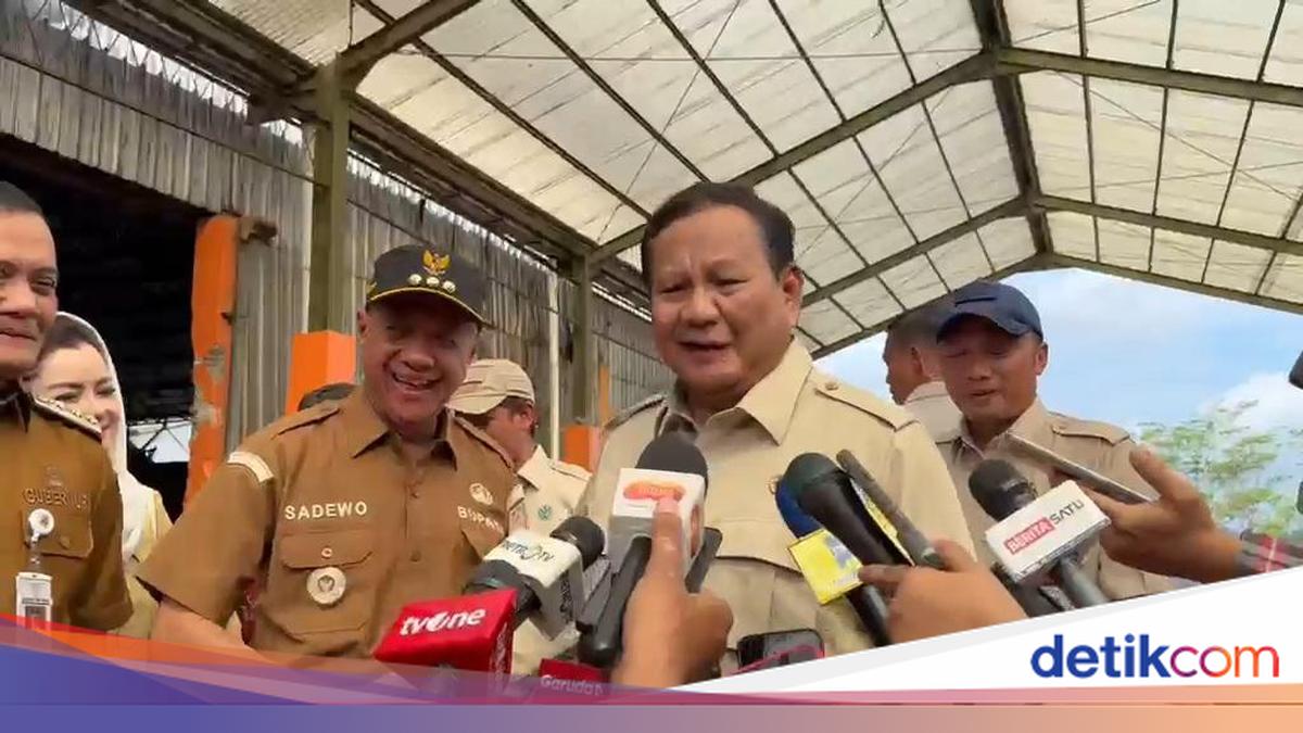 Prabowo Tantang Gubernur Jateng-Bupati Banyumas Wujudkan Zero Waste di 2028