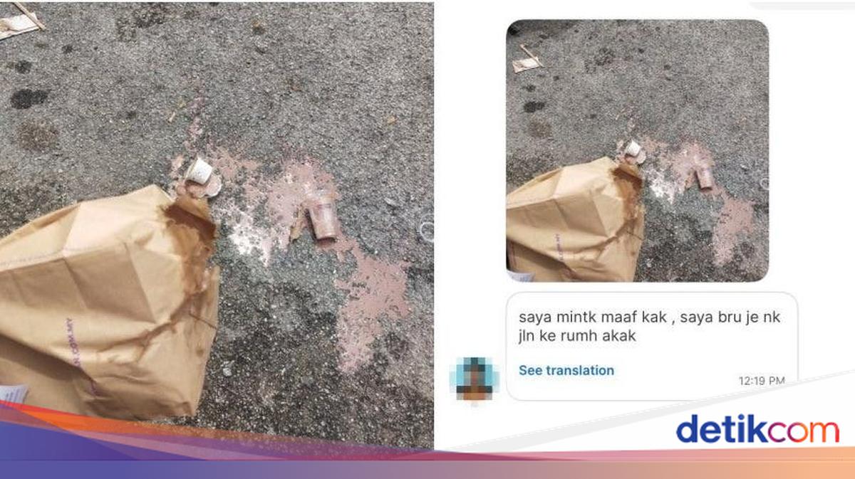 Wanita Ini Tolak Ganti Rugi Sopir Ojol yang Tak Sengaja Tumpahkan Minumannya