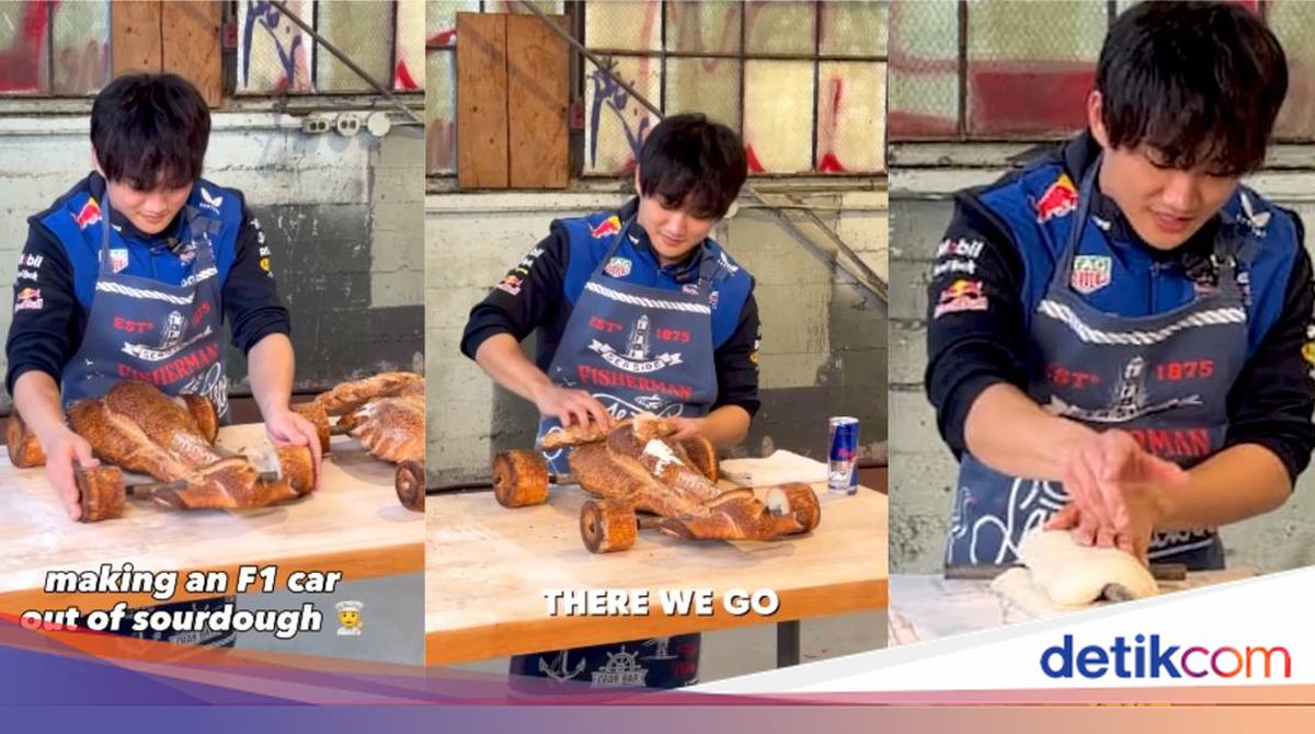 Yuki Tsunoda Ditantang Bikin Roti, Malah Jadi Mobil Balap Mini