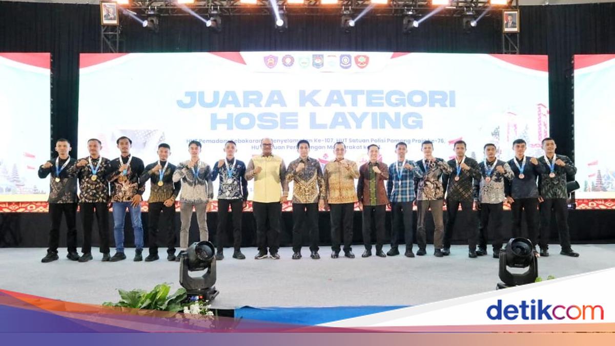 Wamendagri Wiyagus Puji Damkar, Satpol PP &amp; Linmas Jaga Stabilitas Daerah