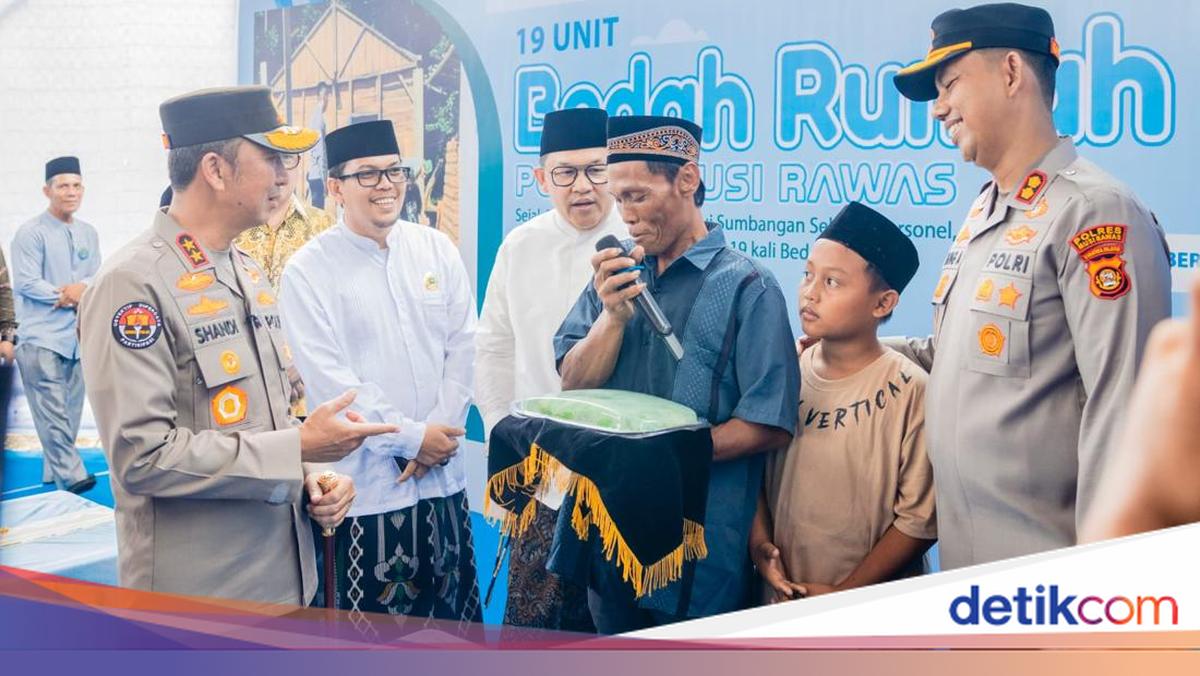 Kapolda Sumsel Resmikan Bedah Rumah di Musi Rawas, Warga Apresiasi Beri Gethuk