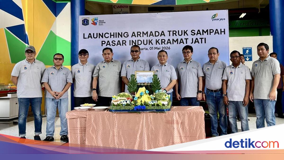 Pasar Jaya Tambah 5 Truk Baru untuk Atasi Sampah Pasar Induk Kramat Jati