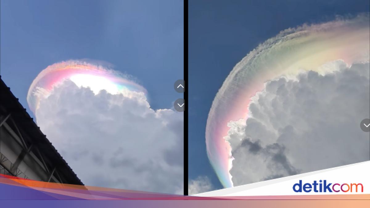 Awan Iridesensi Muncul di Bogor, Fenomena Optik Langka yang Viral