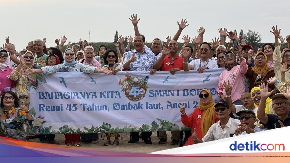 CT Hadiri Reuni SMAN 1 Jakarta '81 di Ancol, Beri Pesan Jaga Kekompakan