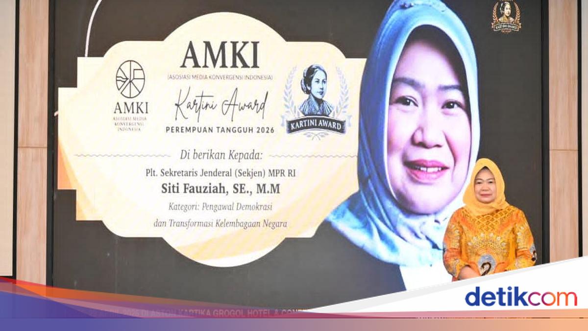 Raih Kartini Award 2026, Siti Fauziah Tegaskan Dedikasi untuk Negara