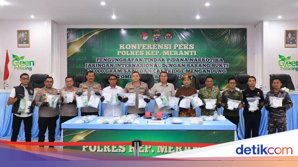 Polda Riau Bongkar Penyelundupan 27 Kg Sabu di Meranti, 2 Tersangka Dijerat