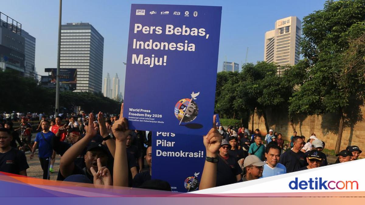 Langkah Harmoni Perkuat Komitmen Kebebasan Pers di Ibu Kota Jalan Sehat Warnai Hari Kebebasan Pers Sedunia di Jakarta