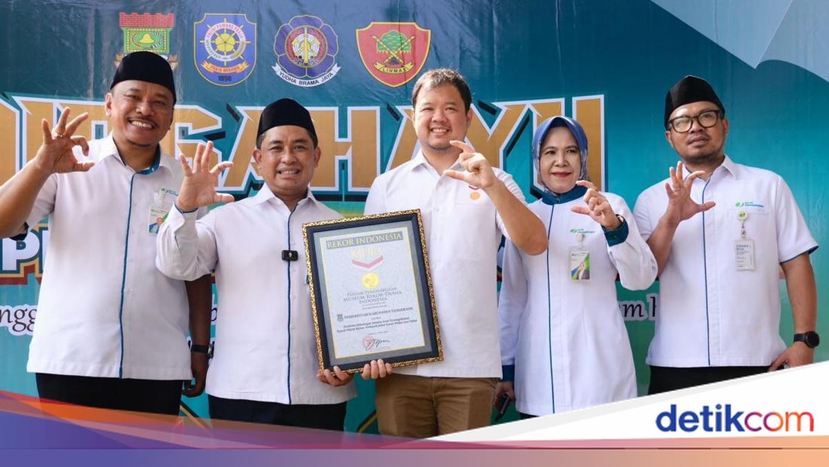 Lindungi 500 Ribu Pekerja Rentan, Kabupaten Tangerang Raih Rekor MURI