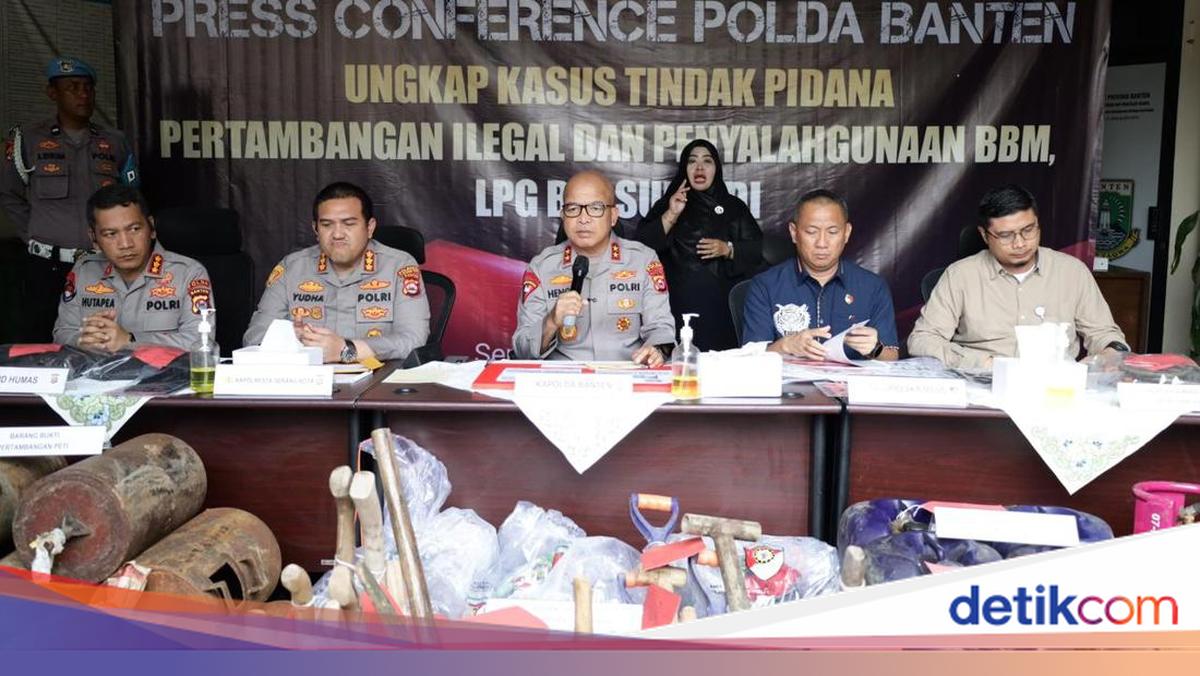 Polda Banten Bongkar Tambang Ilegal di Lebak, 7 Orang Ditetapkan Tersangka
