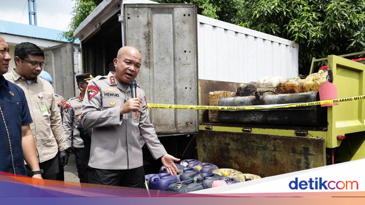 Polda Banten Bongkar Modus Penimbunan BBM Subsidi, 5 Pelaku Ditangkap