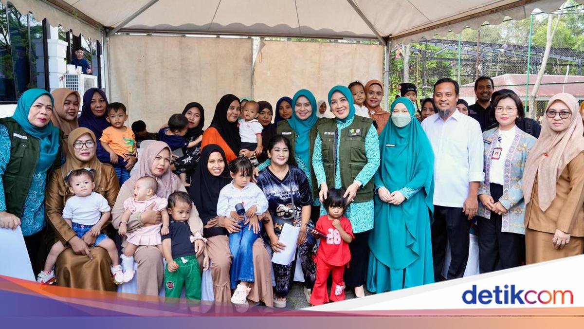Ketum TP PKK Ajak Warga Sulsel Tingkatkan Cakupan Imunisasi Anak