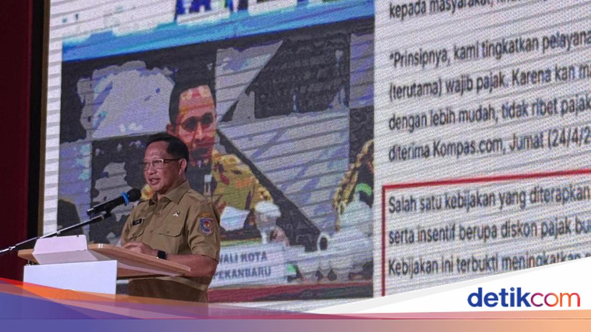 Mendagri Pamerkan Inovasi Wako Pekanbaru dalam Menggenjot PAD Kota