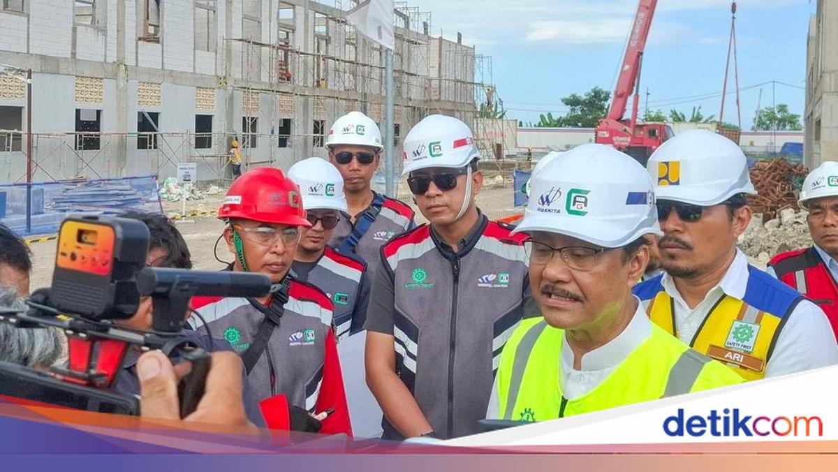 Cek Pembangunan Sekolah Rakyat di Surabaya, Mensos: Insyaallah Tepat Waktu