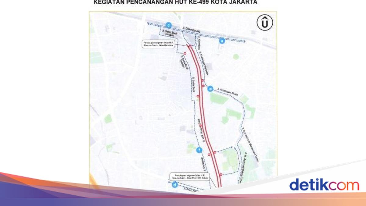 CFD di Rasuna Said Mulai Digelar Minggu Ini, Berlaku Pukul 05.30-10.00 WIB