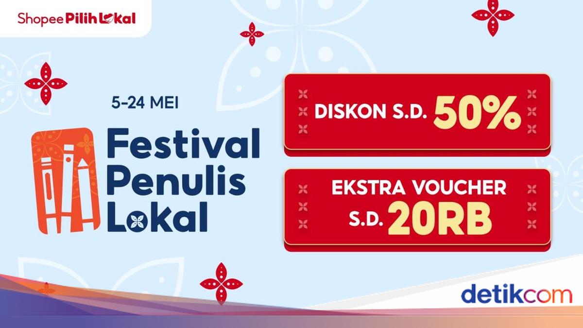 Shopee Festival Penulis Lokal 2026 Hadirkan Promo Spesial, Ini Detailnya